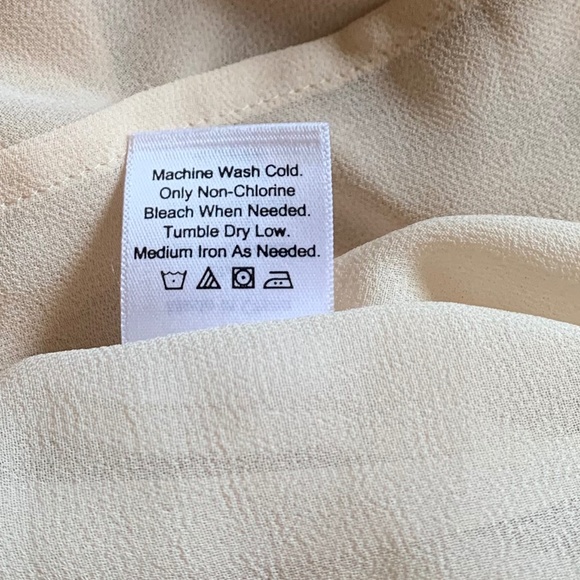 Coldwater Creek Sleeveless Watercolor Floral Front Tie Chiffon Blouse Size 1X - Picture 7 of 7